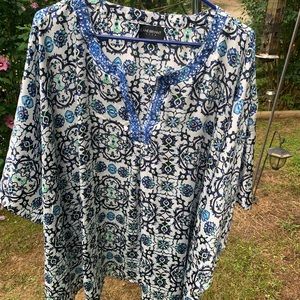 Lane Bryant silky shirt